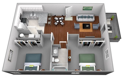 2 Bedroom Apartment Bentonville